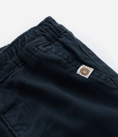 Pantalón Infantil en Terciopelo con Bajo Elástico - Talle 0 a 18 meses 5