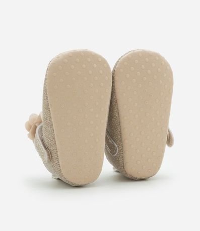 Zapatilla Infantil con Tira de Flores y Cinta para el Pelo - Talle 15 a 19 2