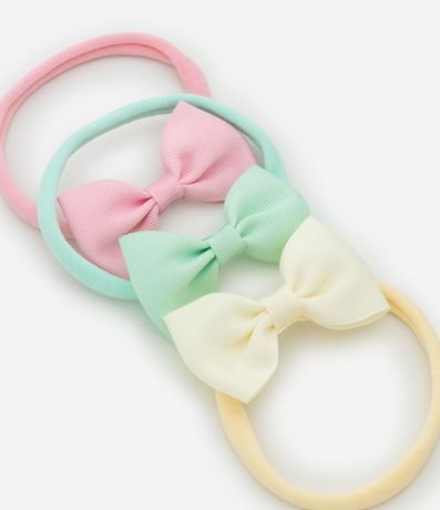 Kit 03 Cintas para el Pelo Infantil con Lazo - Talle U 2