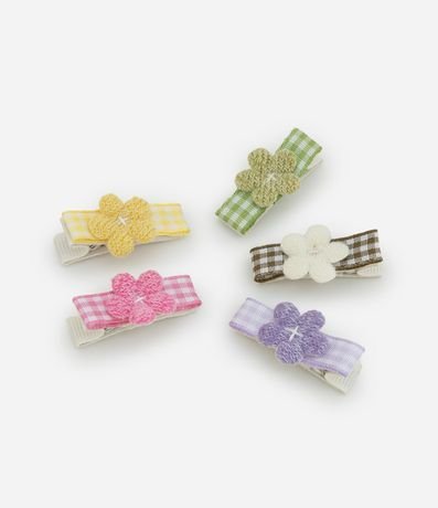 Kit 05 Pinzas para el Pelo Infantiles con Estampa