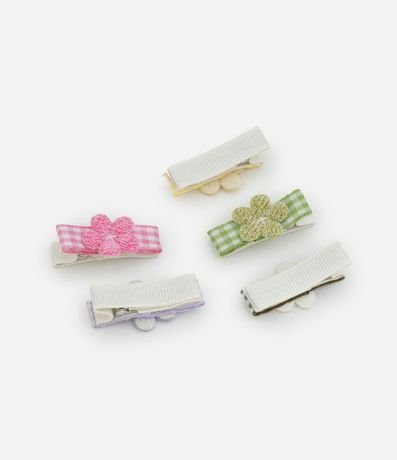 Kit 05 Pinzas para el Pelo Infantiles con Estampa 2
