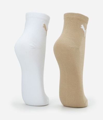 Kit 02 medias Cano Mediano en Algodón Puma 3