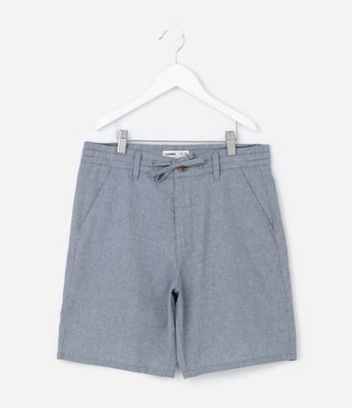 Bermuda Infantil en Sarga con Bolsillos - Talle 5 a 14 años