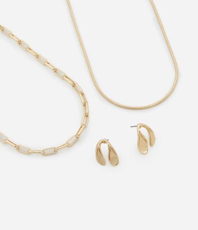 Conjunto de Collar Capas y Caravana Pequeña Invertida