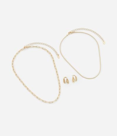 Conjunto de Collar Capas y Caravana Pequeña Invertida 2