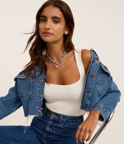 Collar Maxi en Metal con Colgantes Múltiplos de Estrella Corazón Cruz 4