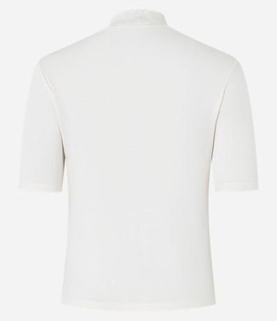 Blusa Acanalada en Rib con Cuello Alto 3