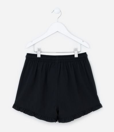 Short Infantil en Microfibra con Volados - Talle 5 A 14 años 3