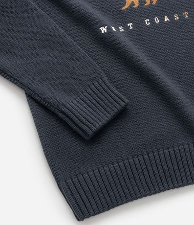 Suéter Infantil con Estampa Oso California - Talle 5 a 14 años 4