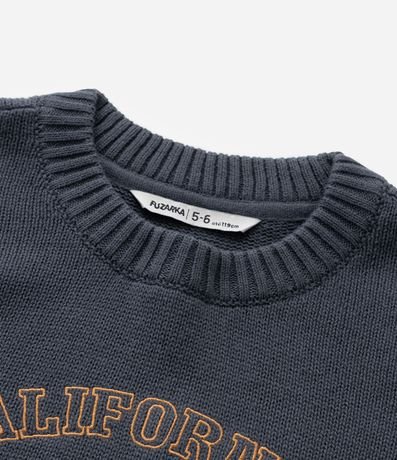 Suéter Infantil con Estampa Oso California - Talle 5 a 14 años 5