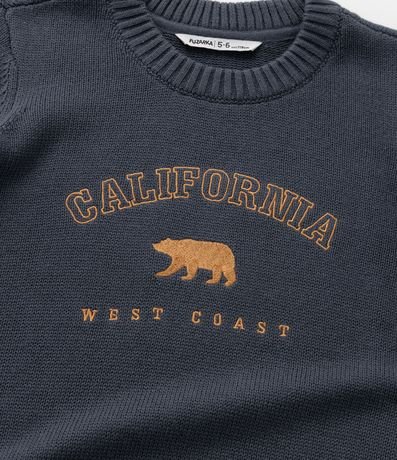 Suéter Infantil con Estampa Oso California - Talle 5 a 14 años 6