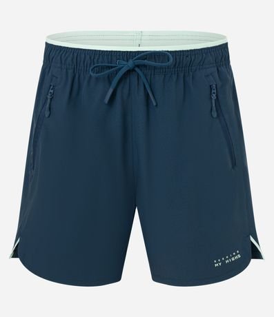Bermuda Deportiva en Ripstop con Bolsillos Funcionales y Estampa Localizada 6