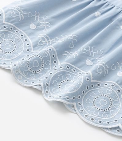 Vestido Infantil en Laise con Volados - Talle 5 a 14 años 5