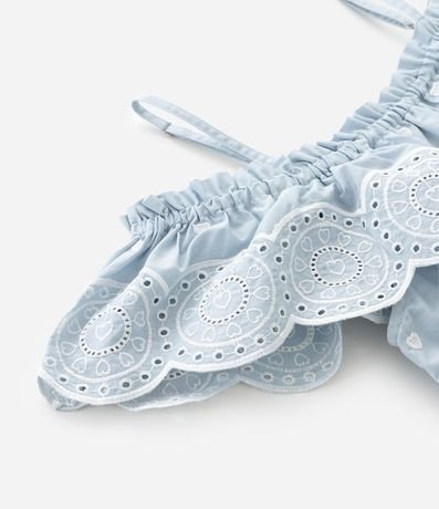 Vestido Infantil en Laise con Volados - Talle 5 a 14 años 7