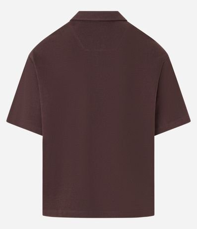 Remera Polo Boxy en Algodón con Textura 6