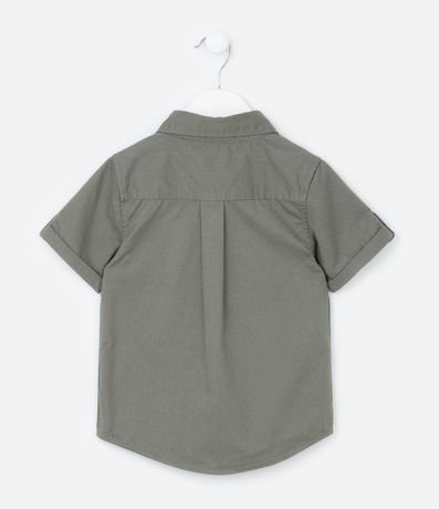 Camisa Infantil en Sarga y Bolsillos con Solapa - Talle 1 a 6 años 3