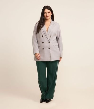 Blazer Sastrería con Abotonado Doble Curve & Plus Size 2