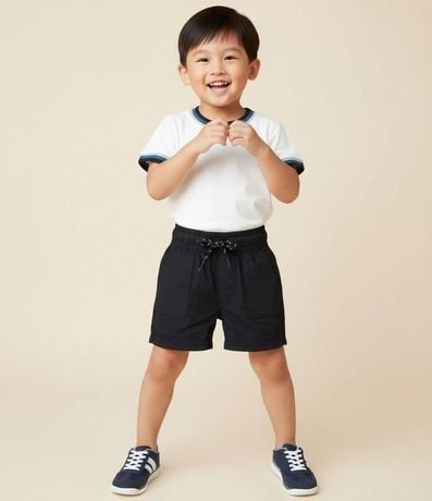 Bermuda Infantil en Microfibra con Bolsillos - Talle 1 a 6 años