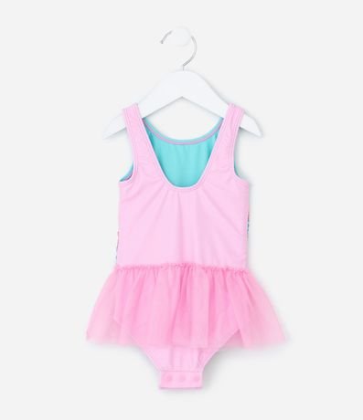 Malla Infantil con Estampa de Arco-Íris y Pollera Desmontable - Talle 1 a 4 años 3