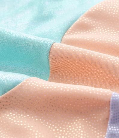 Bikini Infantil con Bloque de color y Metálico - Tam  5 a 14 años 8