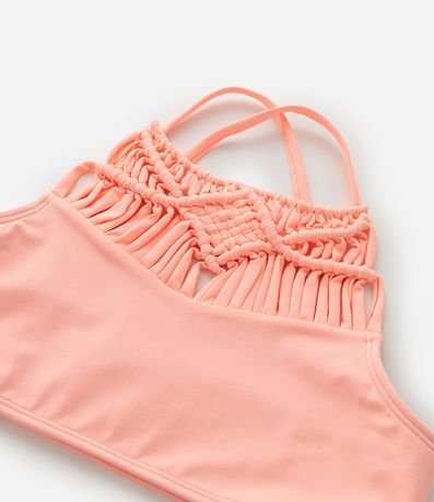Bikini Infantil en Microfibra con Macrame - Talle 5 a 14 años 9