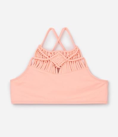 Bikini Infantil en Microfibra con Macrame - Talle 5 a 14 años 3