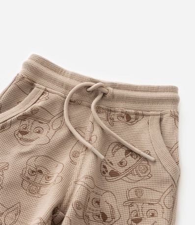 Bermuda Infantil con Textura y Estampa Paw Patrol - Talle 1 a 6 años 6