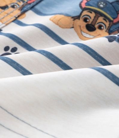 Bermuda Infantil con Estampa Rayas Paw Patrol - Talle 1 a 6 años 3