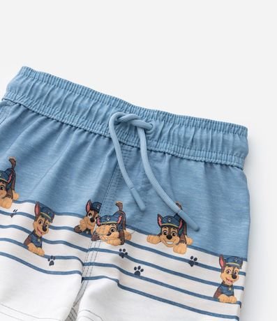Bermuda Infantil con Estampa Rayas Paw Patrol - Talle 1 a 6 años 5