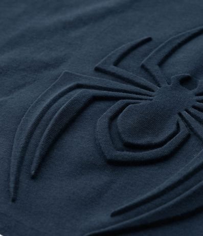 Remera Infantil con Relieve y Lettering Holográfico Hombre-Araña - Talle 4 a 12 años 6