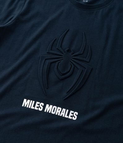 Remera Infantil con Relieve y Lettering Holográfico Hombre-Araña - Talle 4 a 12 años 7