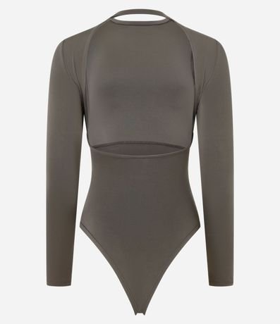 Body con Espalda Abierta y Detalles Fruncidos en la Cintura 4