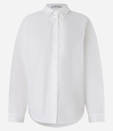 Camisa en Tricolina con Detalle Fruncido en la Espalda 6