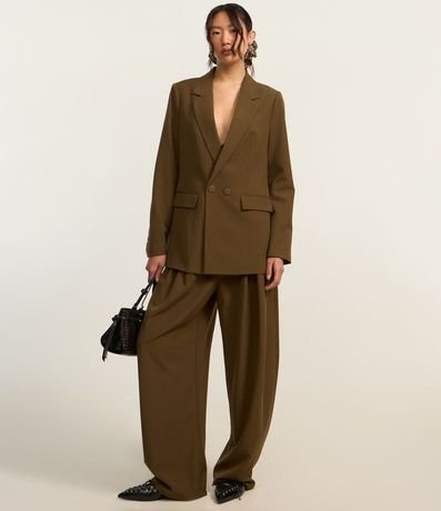 Blazer Oversized en Sastrería con Dos Botones 2