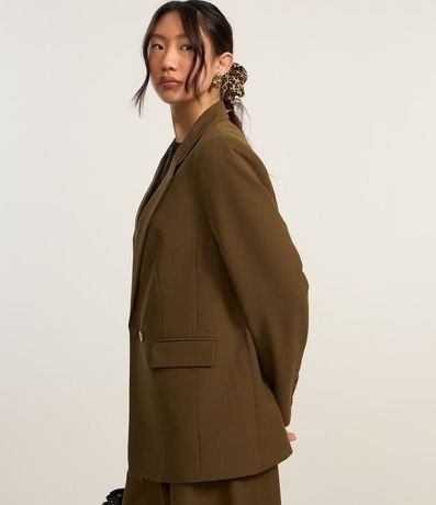 Blazer Oversized en Sastrería con Dos Botones 5