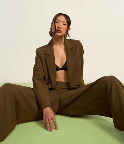 Blazer Oversized en Sastrería con Dos Botones 6