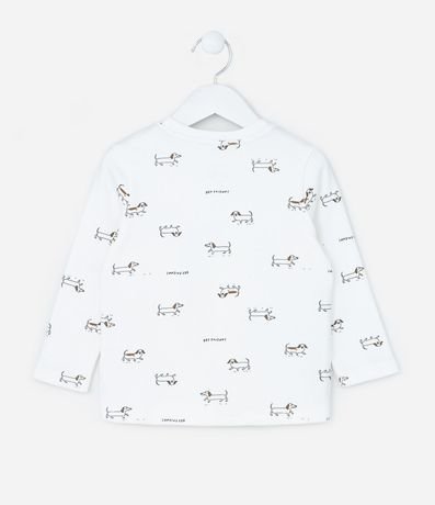 Remera Infantil con Estampa de Perrito - Talle 1 a 6 años 2