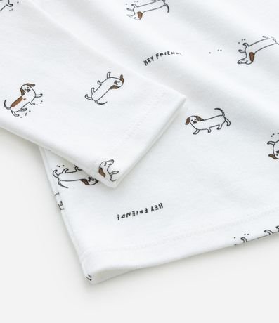 Remera Infantil con Estampa de Perrito - Talle 1 a 6 años 4