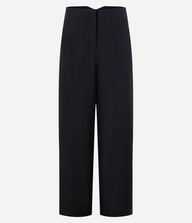 Pantalón Pantalona en Crepé con Recorte V 5