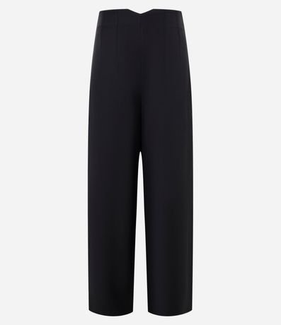 Pantalón Pantalona en Crepé con Recorte V 6