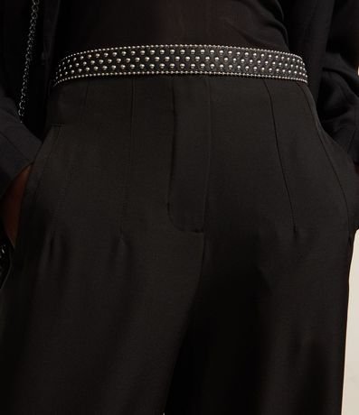 Pantalón Pantalona en Crepé con Recorte V 4