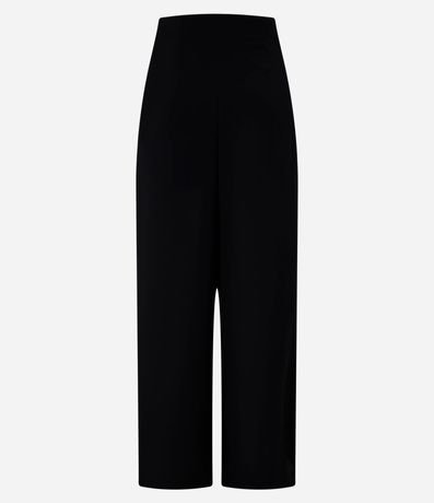 Pantalón Pantalona en Chiffon con Pliegues Delanteros 6