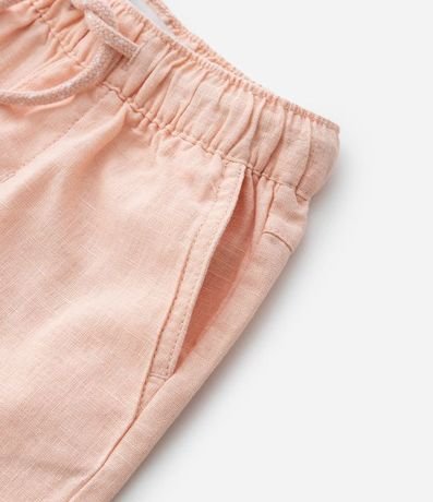 Bermuda Infantil en Lino con Bolsillo - Talle 1 a 5 años 7