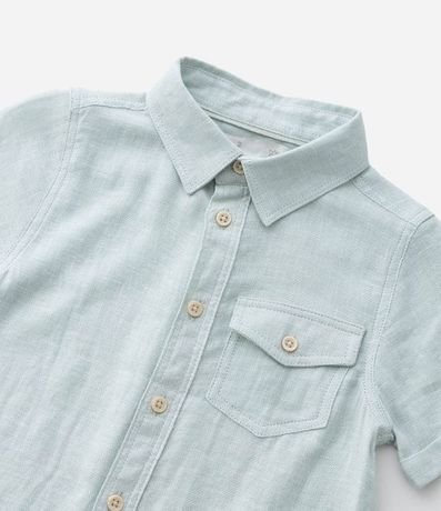 Camisa Infantil en Viscolino con Pequeño Bolsillo - Talle 1 a 4 años 8