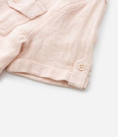 Camisa Infantil en Viscolino con Pequeño Bolsillo - Talle 1 a 4 años 6