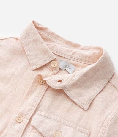 Camisa Infantil en Viscolino con Pequeño Bolsillo - Talle 1 a 4 años 7