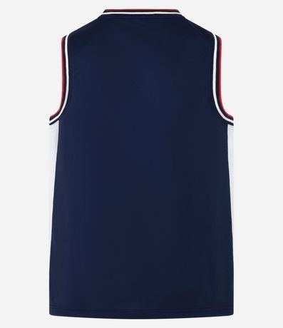 Musculosa Deportiva de Baloncesto con Tecnologia Dry y Estampa Lettering Boston 11