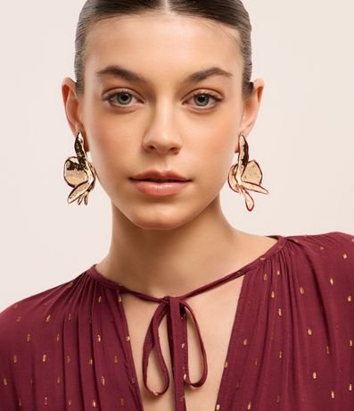 Maxi Caravana Esmaltado en Formato de Flor con Efecto Martillado 4