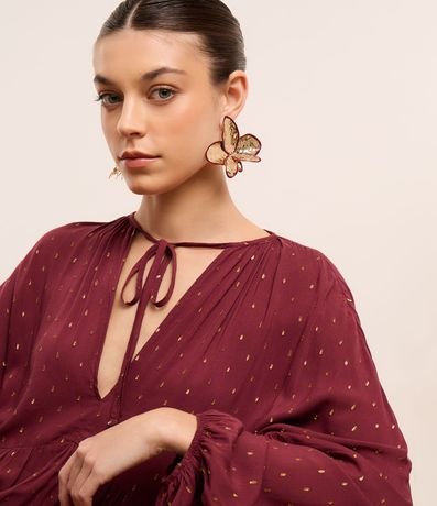 Maxi Caravana Esmaltado en Formato de Flor con Efecto Martillado