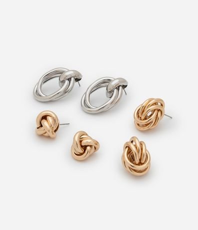 Kit 03 Caravana en Metal con Formas de Nudos Diversos 2